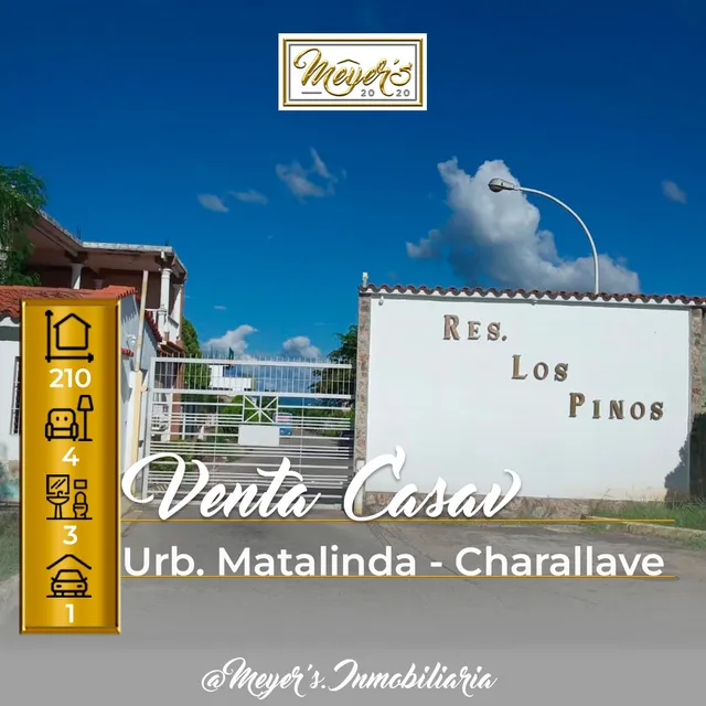 En Venta Casa En Urbanización Matalinda Sector Los Pinos Charallave