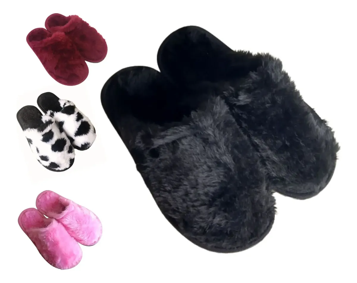 Pantufa de Pelucia Adulto e Infantile Unissex