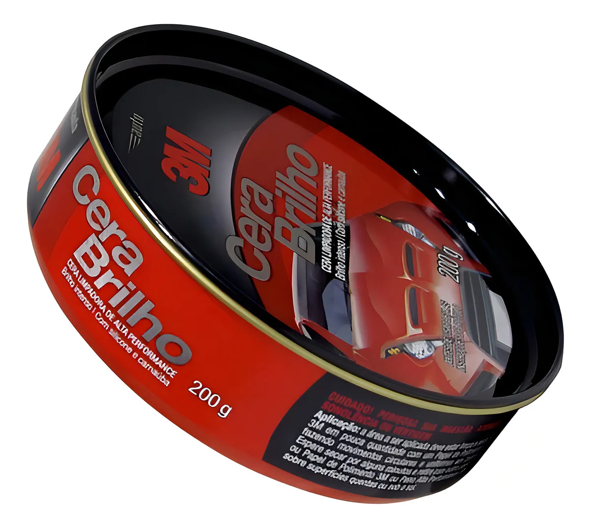 Cera Automotiva 3M Pasta 200g Proteção Brilho Intenso Carnaúba