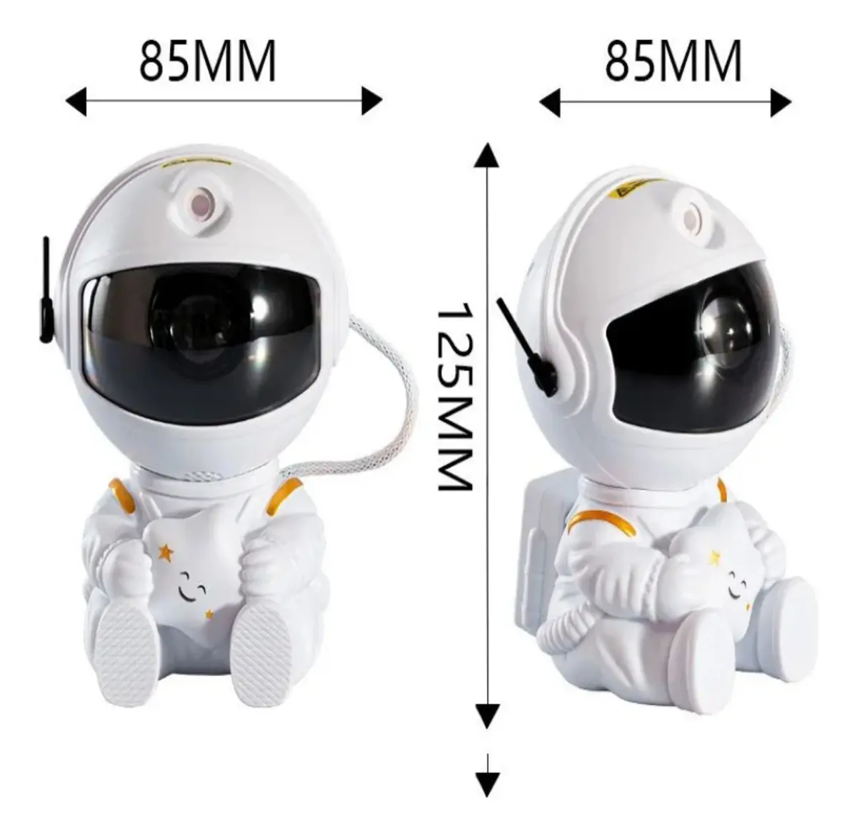 Astronauta para Quarto com Luz Nebulosa e Galáxia