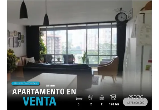 Apartamento Para Venta En Sabaneta.