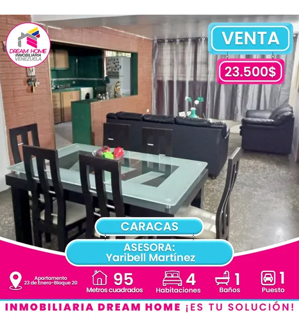 Apartamento En Venta  23 De Enero En El Bloque 20-caracas