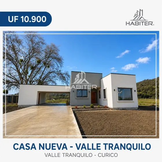 Casa En Venta En Condominio Valle Tranquilo, Curico 39885