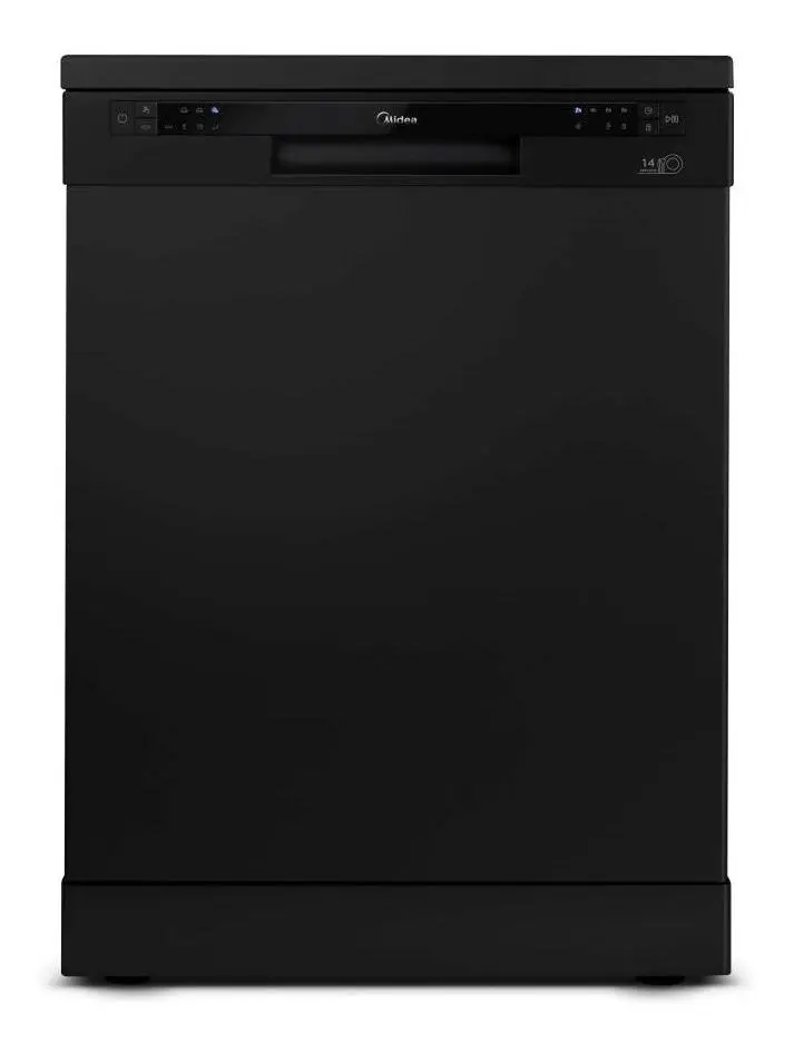 Lava-louças Midea 14 Serviços DWA14P1.DWA14P2 preta