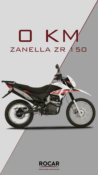Zanella Zr 150 0km Blanca - Modelo: 2023