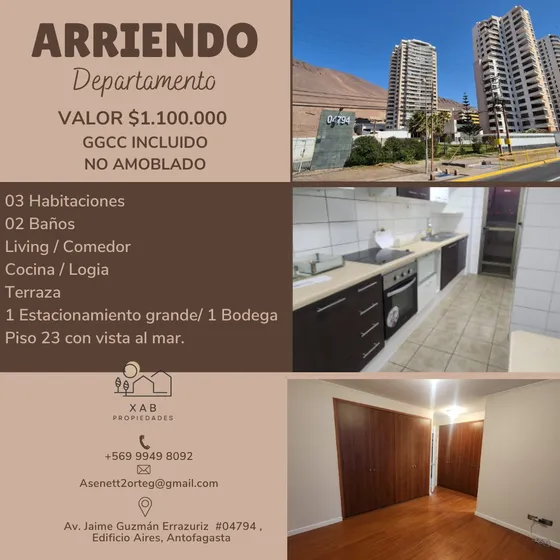 Departamento No Amoblado - Ggcc Incluidos