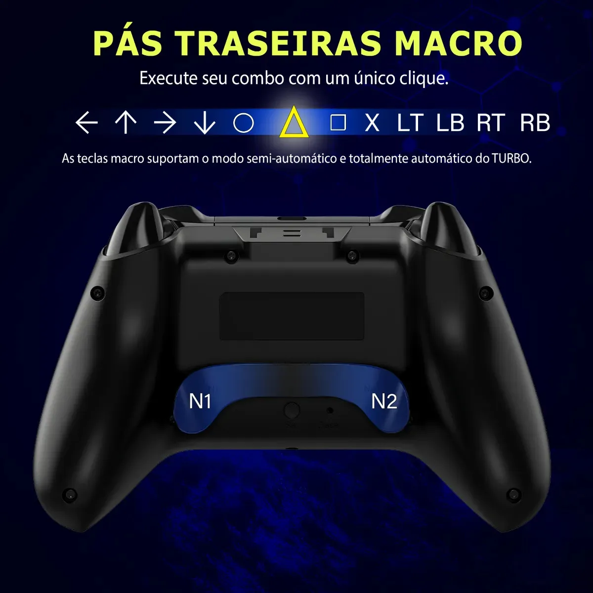 Controle joystick sem fio QRD Spark N5 PS4/PS3/PC/IOS/Android/TV/Steam Desk — imagem 5