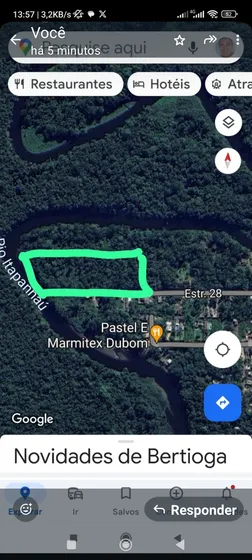 Chácara Em Bertioga, Fundo Para O Rio 