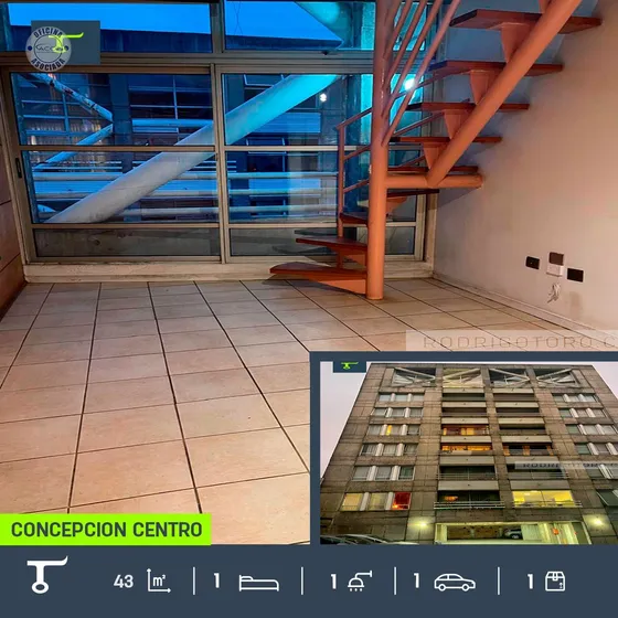 Departamento En Venta De 1 Dorm. En Concepción