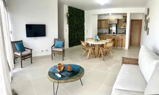 Apartamento Amueblado En El Residencial Ciprés