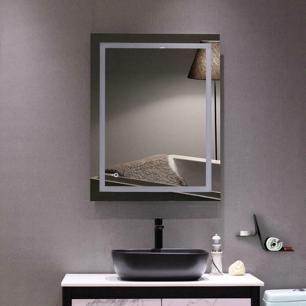 Espejo De Baño 36x28 Pulgadas Con Luz Led Antiniebla | Mercado Libre