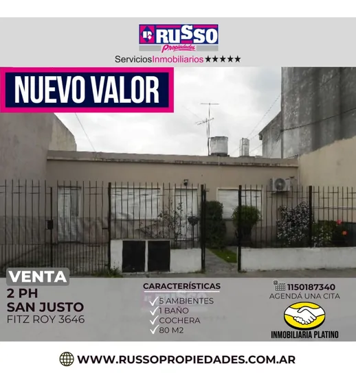 Venta 2 Ph Juntos En Bloque San Justo