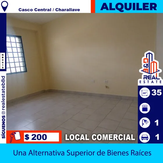 Oficina En Alquiler/ Charallave Casco Central Charallave
