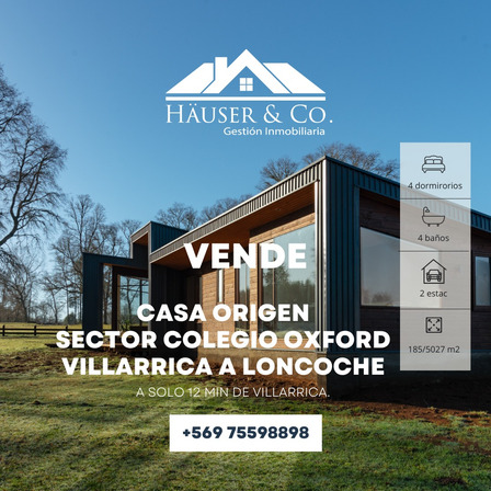 Casa Nueva Sector Colegio Oxford 3 Dorm 3 Baños Villarrica Casa Nueva Sector Colegio Oxford 3 Dorm 3 Baños Villarrica