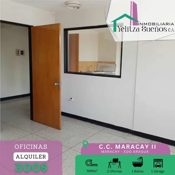 Oficina En Alquiler En Cc Maracay Ii