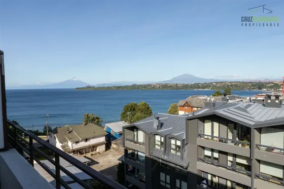 Amplio Departamento Con Vista Al Lago De 3d En Puerto Varas