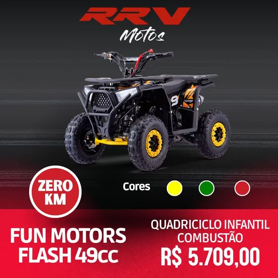 Fun Motors Mini Quadriciclo Modelo Flash 49cc