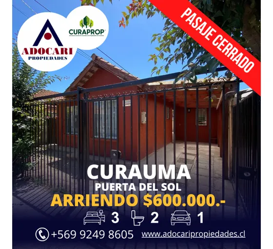 Curauma / Puertas Del Sol / Casa 3d 2b 1e