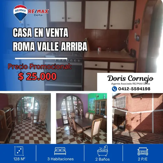 Venta De Casa Dos En Una, Conjunto Roma, Urb. Valle Arriba, Guatire