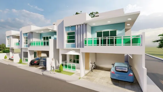 Hermosa Y Moderna Casas 2 Niveles  En Brisa Orietal Autopista San Isidro Financiamiento, Tiempo Para Completar El Inicial Y Entrega En 7 Mese