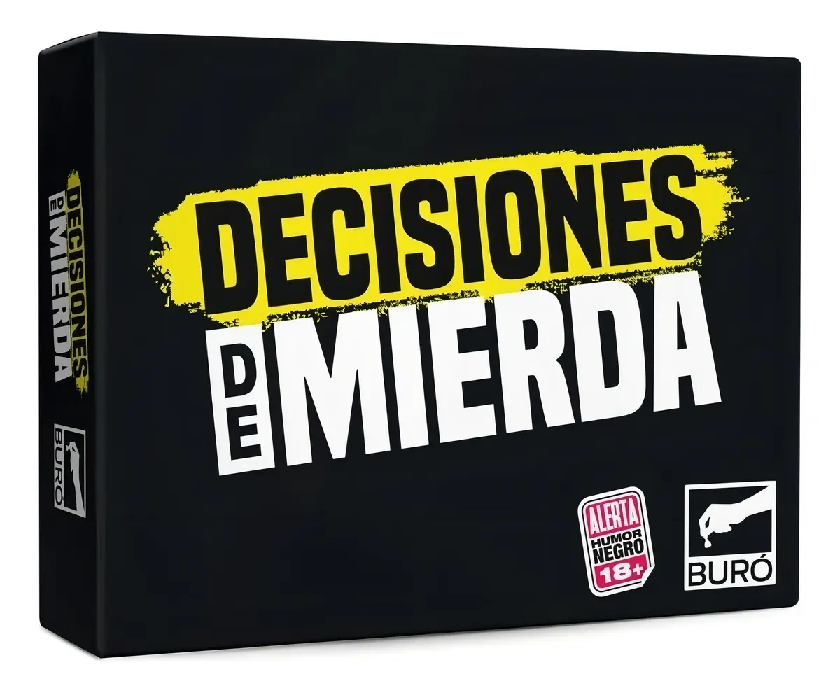 Decisiones de Mierda juego de cartas