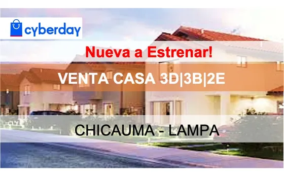 Cyber Descuento Casa Nueva! Chicauma, Lampa $281.190.000