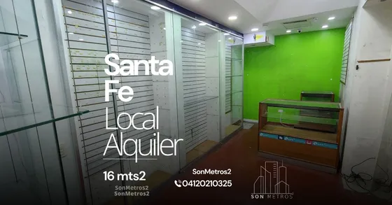 Local Alquiler Cc Santa Fe 16 Mts2 Sonmetros2