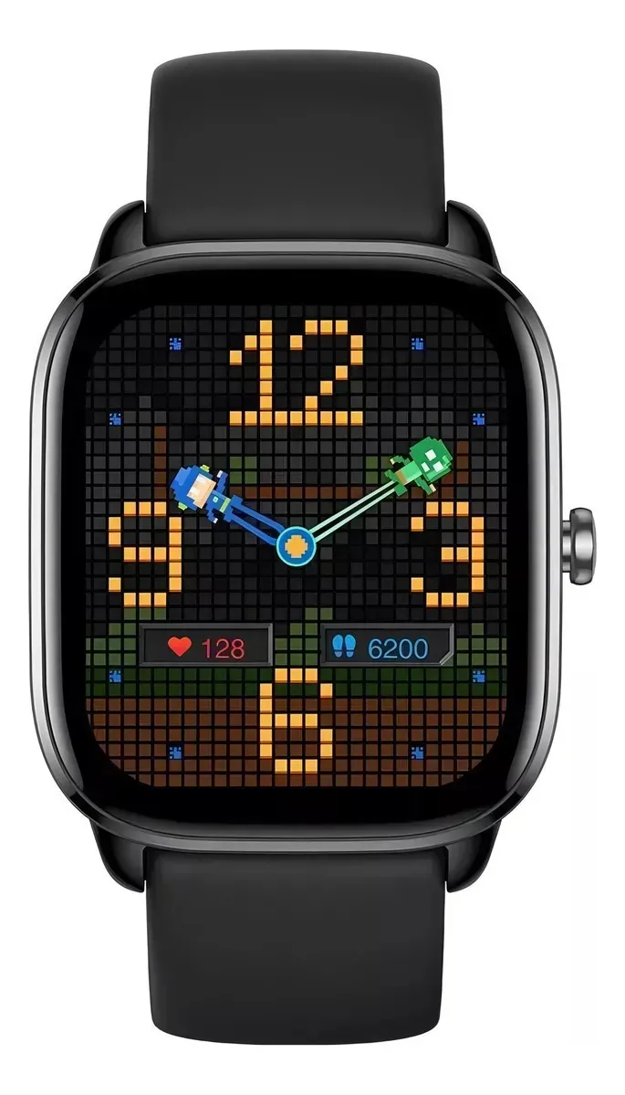 Relógio Smartwatch Amazfit Gts 4 Mini Midnight Black Global Caixa Preto Pulseira Preto Bisel Preto
