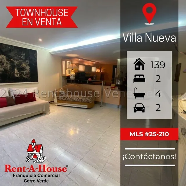 En Venta Hermoso Town House Con Amplia Terraza En Villanueva