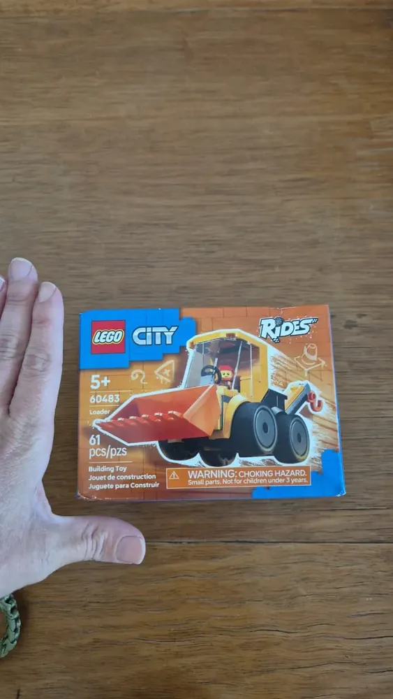 Veículos LEGO® City: Conjunto de carregadeiras de construção 60483
