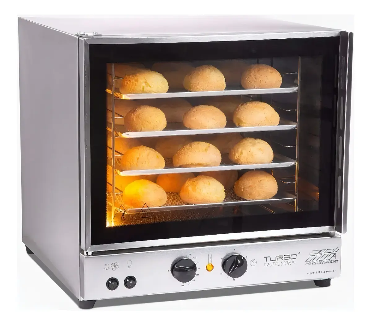 Forno Industrial Elétrico Titã FETP 4A Inox