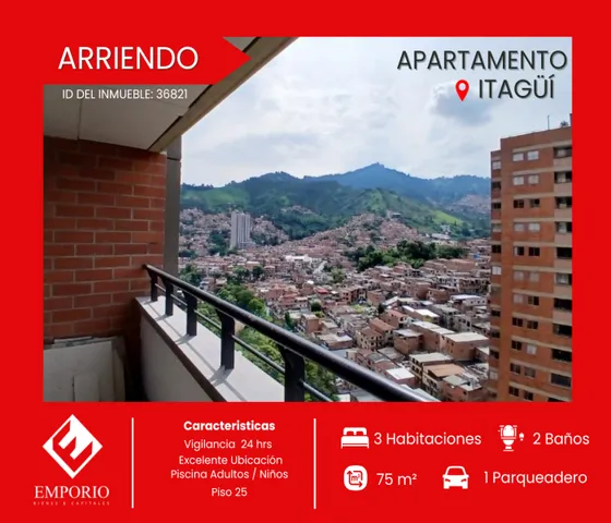 Arriendo Apto Nuevo Itagüí