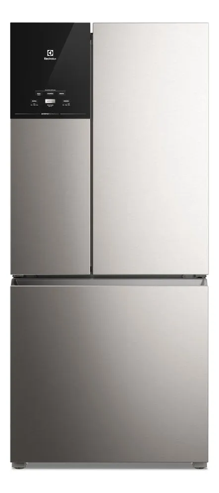 Geladeira Electrolux Frost Free Inverter 590L AutoSense 3 Portas Cor Inox Look (IM8S)