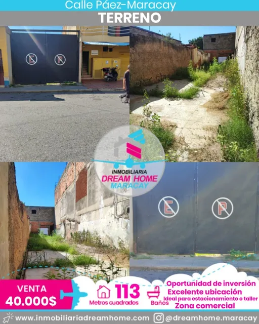 Venta Terreno Calle Páez