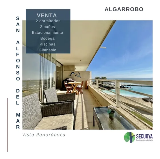 Precio Rebajado! 2 D / 2 B / Estac. / Vista Al Mar