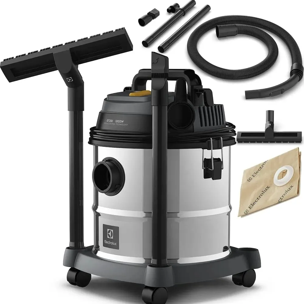 ASPIRADOR DE PÓ E ÁGUA ELECTROLUX EM INOX 127V GT20I