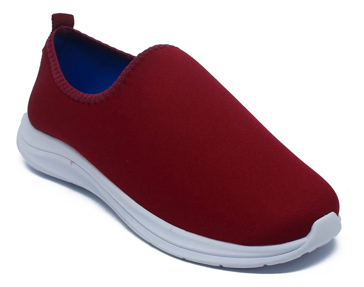 Tênis Meia Feminino na cor Marsala