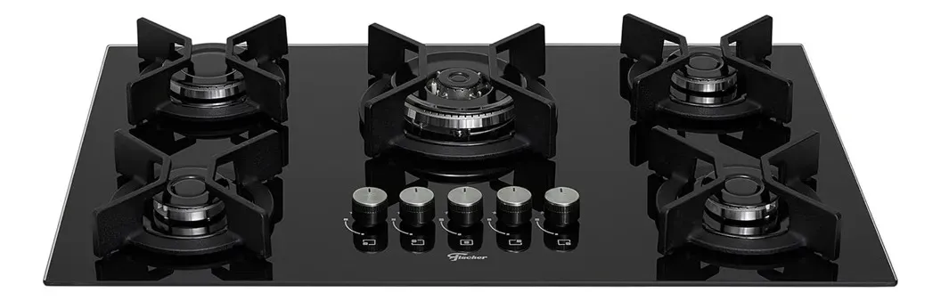 Fogão Cooktop Gás Fischer Infinity 26298 Preto