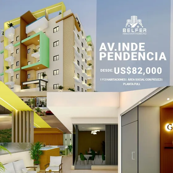 Proyecto Residencial En Urb. Mramar, Apartamentos De 1&2 Habitaciones. Entrega Final 2026