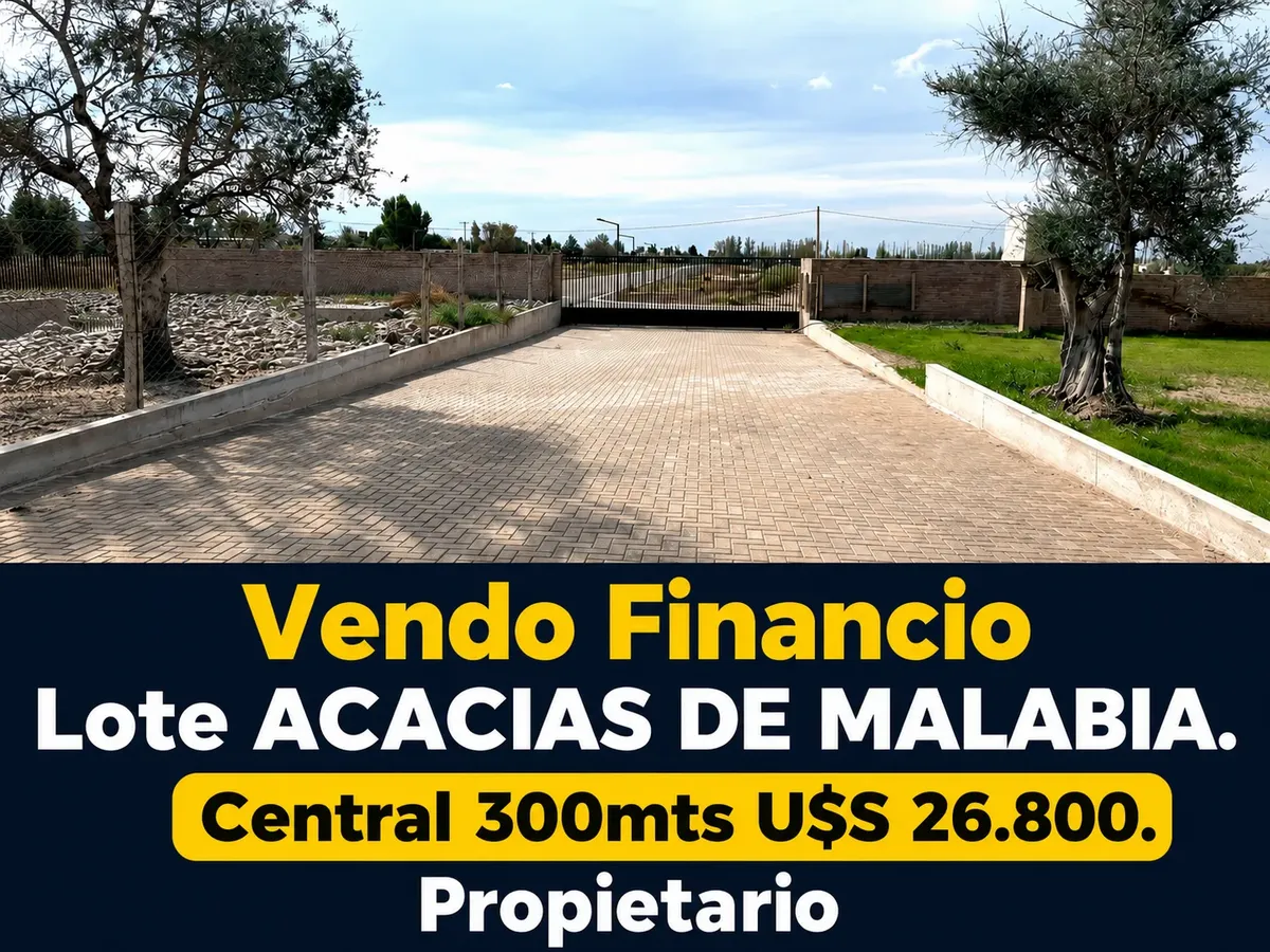 Lote - Propietario Sin Comision, 300 Mts Central, Todos Los Servicios