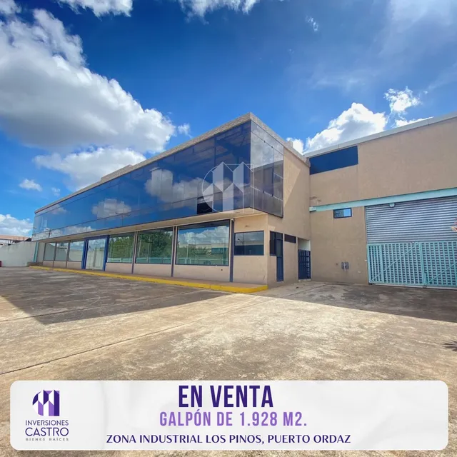En Venta: Galpón Comercial E Industrial De 1.928 M2, Ubicado Zona Industrial Los Pinos, Puerto Ordaz Edo. Bolívar. 