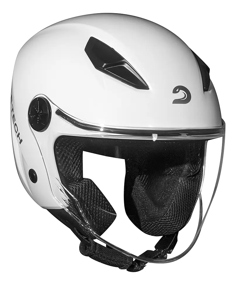 Capacete Race Tech Play Monocolor Branco Acabamento Brilhante Tamanho Do Capacete 60 — foto 6