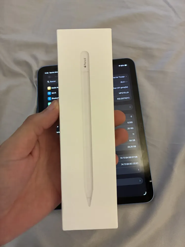 Caneta Apple Pencil Usb-c Original Compatível Ipad 11 A16 | Frete