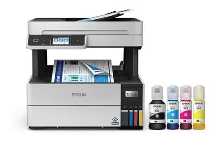 Multifuncional Epson L6490 Ecotank Wifi Com Tanque De Tinta Cor Branco