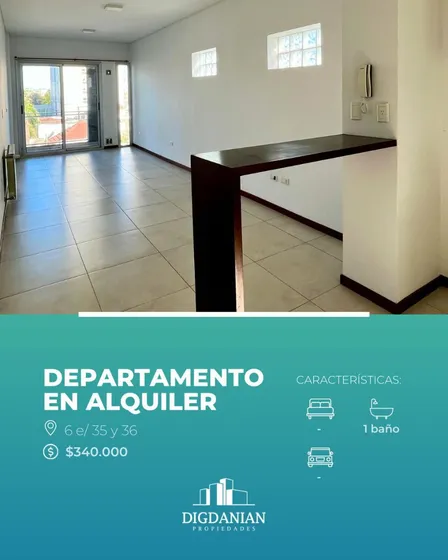 Monoambiente En Alquiler 6 35 Y 36  Barrio Norte 
