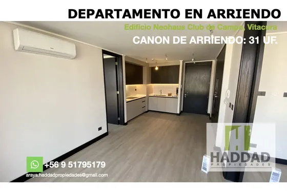 Espectacular Departamento Nuevo 2d/2b En Arriendo En Avda. L