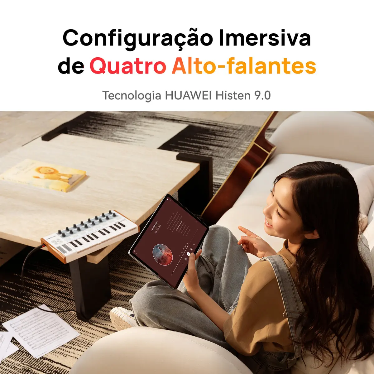 Tablet Huawei Matepad Se 11 8+128gb + Caneta M-pen Lite Tela Huawei Fullview De 11 Para Conforto Visual Superbateria De 7700 Mah 225w Câmera Traseira 8 Mpcâmera Frontal 5 Mp Cinza Nebula Cinza