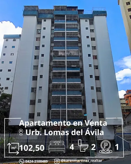 Apartamento En Venta Urbanización Lomas Del Ávila. Km