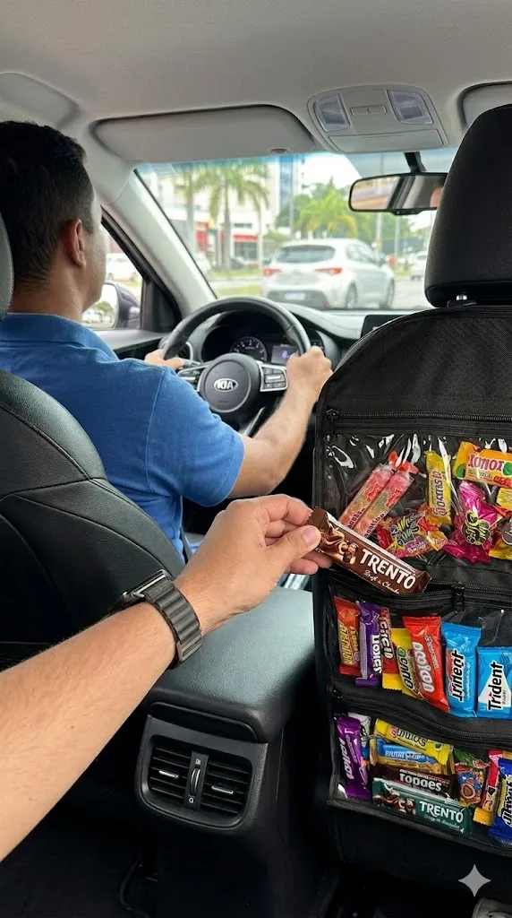 Organizador Para Carro Uber/99/indriver Porta Treco Veicular - foto 5