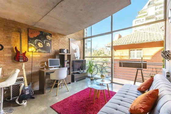 Loft Duplex En Edificio Premiado Bienal Arquitectura, Ñuñoa